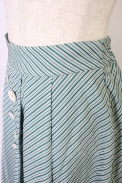 画像4: Fi.n.t / キャンディストライプダブル釦スカート  ミント T-26-04-04-016-CA-SK-SA-ZT