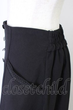 画像3: axes femme / 連ボタンフレアスカート  黒 T-26-04-04-018-AX-SK-SA-ZT