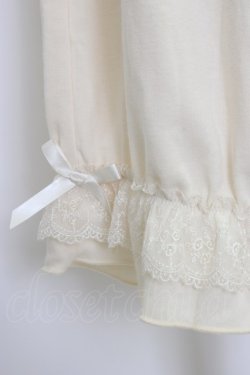 画像3: Kurumi Collaboration / マダムノクターン裏起毛インナーボトム LL 生成り T-26-04-04-019-GO-PA-SA-ZT