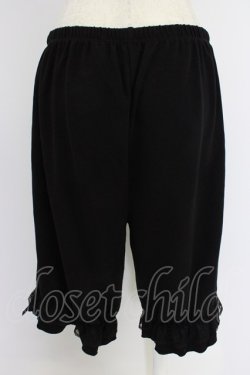 画像2: Kurumi Collaboration / マダムノクターン裏起毛インナーボトム LL 黒 T-26-04-04-020-GO-PA-SA-ZT