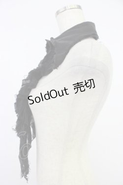 画像3: GPTH(買取対象外) / ガーゼ付け襟  黒 T-26-04-04-021-LO-ZA-SA-ZT