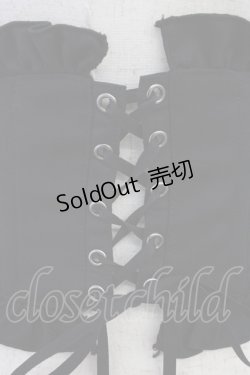 画像3: Sheglit / フロッキークラシカルコルセット  黒 T-26-04-04-022-EL-ZA-SA-ZT