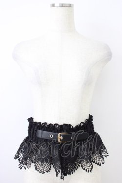 画像1: LOLITAその他(お買取対象外) / レースベルト  黒 T-26-04-04-023-LO-ZA-SA-ZT