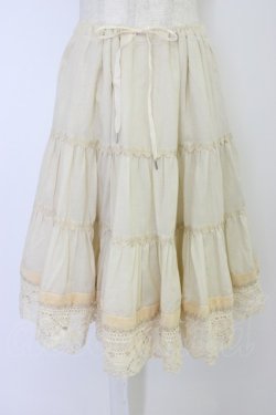 画像1: Jane Marple / レースペチコート  アイボリー T-26-04-10-024-JM-SK-SA-ZT