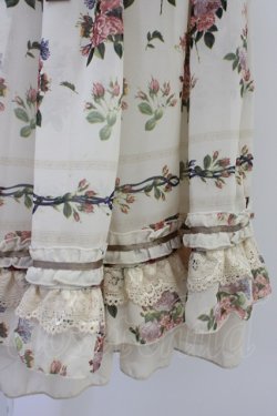 画像3: axes femme / 転写風ローズブーケスカート M キナリ T-26-04-10-025-AX-SK-SA-ZT