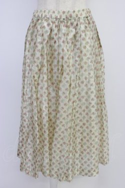 画像1: Jane Marple / フラワーチュールスカート  アイボリー T-26-04-10-026-JM-SK-SA-ZT