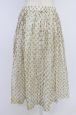 画像2: Jane Marple / フラワーチュールスカート  アイボリー T-26-04-10-026-JM-SK-SA-ZT665 (2)