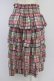画像2: Jane Marple Dans Le Salon / チェック段々スカート  ピンクチェック T-26-04-10-028-JM-SK-SA-ZT (2)