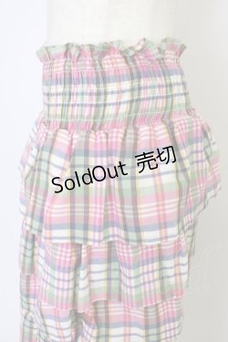 画像4: Jane Marple Dans Le Salon / チェック段々スカート  ピンクチェック T-26-04-10-028-JM-SK-SA-ZT