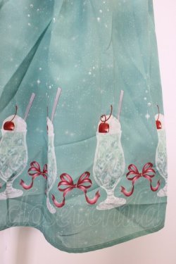 画像3: axes femme / クリームソーダ柄スカート  ミント T-26-04-10-030-AX-SK-SA-ZT