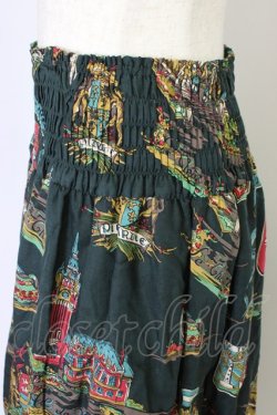 画像3: Jane Marple Dans Le Salon / 総柄スカート  黒 T-26-04-10-034-JM-SK-SA-ZT