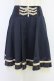 画像1: axes femme / 鍵チャーム付き裾チュールスカート M ネイビー T-26-04-10-036-AX-SK-SA-ZT (1)