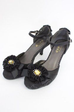 画像1: axes femme / ビジューパンプス S ブラック T-26-04-10-037-AX-SH-SA-ZT