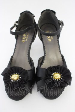 画像4: axes femme / ビジューパンプス S ブラック T-26-04-10-037-AX-SH-SA-ZT