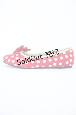 画像3: SWIMMER / りんご柄シューズ M 赤Ｘ白 T-26-04-10-038-EL-SH-SA-ZT