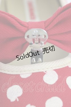 画像4: SWIMMER / りんご柄シューズ M 赤Ｘ白 T-26-04-10-038-EL-SH-SA-ZT