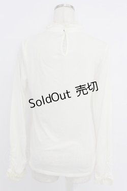 画像2: axes femme / 薔薇コサージュ付きタートル M キナリ T-26-04-10-005-AX-TO-SA-ZT