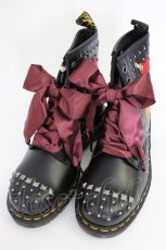 画像1: Dr.Martens （Getta Grip） / 1460 Rock & Roll UK6 黒 T-26-04-10-041-PU-SH-SA-ZTK044 (1)