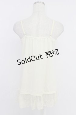 画像2: axes femme / Bigリボンロングキャミ M キナリ T-26-04-10-001-AX-TO-SA-ZT