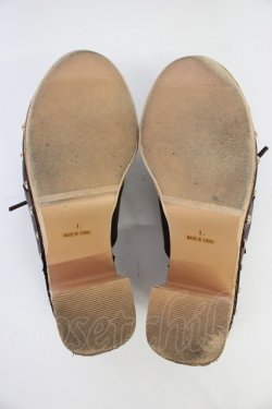 画像5: axes femme / スカラップサボサンダル L ブラウン T-26-04-10-044-AX-SH-SA-ZT