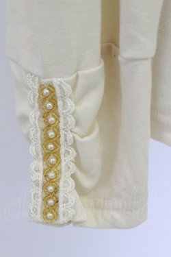 画像3: axes femme / ハイネックパールヨークカットソー M キナリ T-26-04-10-006-AX-TO-SA-ZT