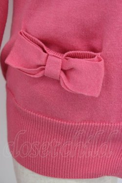 画像3: Jane Marple / リボンポケットニットカーディガン   T-26-04-10-009-JM-TO-SA-ZT