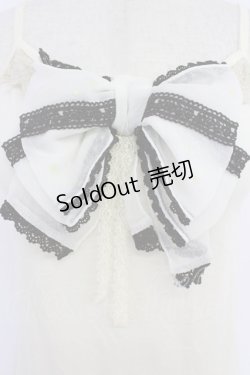 画像4: axes femme / Bigリボンロングキャミ M キナリ T-26-04-10-001-AX-TO-SA-ZT