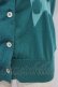 画像4: Jane Marple / ドットリボン半袖カーディガン  グリーン T-26-04-10-010-JM-TO-SA-ZT (4)
