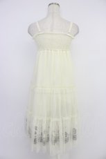 画像2: axes femme / 裾プリントチュールロングスカート M キナリ T-26-04-10-018-AX-SK-SA-ZT (2)