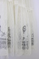 画像5: axes femme / 裾プリントチュールロングスカート M キナリ T-26-04-10-018-AX-SK-SA-ZT (5)