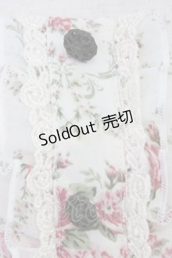 画像5: axes femme / 釦開き総バラ柄ロングワンピース M アイボリー T-26-04-10-019-AX-OP-SA-ZT