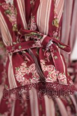 画像4: axes femme kawaii / RosyBear柄ワンピース M ボルドー T-26-04-10-020-AX-OP-SA-ZT665 (4)