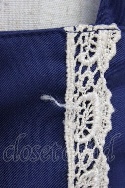 画像5: axes femme / サス付きハイウエストスカート M ネイビー T-26-04-10-021-AX-SK-SA-ZT