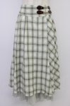 画像1: axes femme / ビッグチェックミディスカート  グリーンＸチェック T-26-04-15-024-AX-SK-SA-ZT (1)