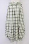 画像2: axes femme / ビッグチェックミディスカート  グリーンＸチェック T-26-04-15-024-AX-SK-SA-ZT (2)