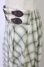 画像3: axes femme / ビッグチェックミディスカート  グリーンＸチェック T-26-04-15-024-AX-SK-SA-ZT570 (3)
