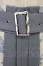 画像3: axes femme / フラワージャカード切替スカート  サックス T-26-04-15-025-AX-SK-SA-ZT570 (3)