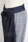 画像3: axes femme / チェック切替フリルスカート  ネイビーＸグレー T-26-04-15-026-AX-SK-SA-ZT (3)