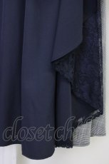 画像4: axes femme / チェック切替フリルスカート  ネイビーＸグレー T-26-04-15-026-AX-SK-SA-ZT570 (4)