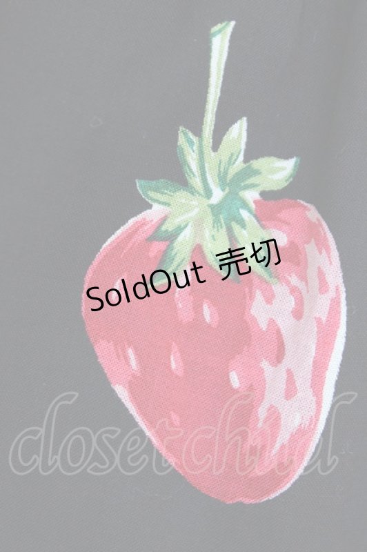 画像4: Jane Marple / いちごスカート  黒 T-26-04-15-028-JM-SK-SA-ZT (4)