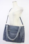 画像1: axes femme / 薔薇刺繍多機能ビッグトート  ブルー T-26-04-15-039-AX-BG-SA-ZT (1)