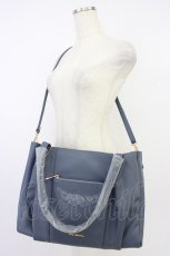画像1: axes femme / 薔薇刺繍多機能ビッグトート  ブルー T-26-04-15-039-AX-BG-SA-ZTK050 (1)