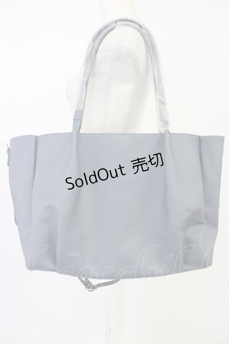 画像2: axes femme / 薔薇刺繍多機能ビッグトート  ブルー T-26-04-15-039-AX-BG-SA-ZTK050 (2)