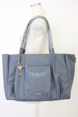 画像3: axes femme / 薔薇刺繍多機能ビッグトート  ブルー T-26-04-15-039-AX-BG-SA-ZTK050 (3)