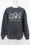 画像1: merry jenny / CAT CAT CLUBトレーナー  グレーＸ白 T-26-04-15-015-LO-TO-SA-ZT (1)