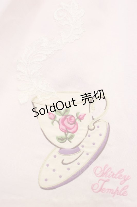 画像3: Shirley Temple / ティーカップアップリケスカート  ピンク T-26-04-15-020-ET-SK-SA-ZT (3)