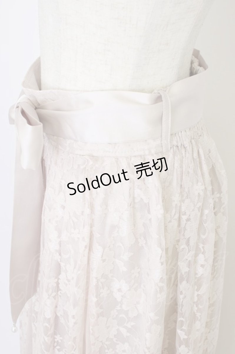 画像3: axes femme / ラメチュールＸレース切替スカート  ピンク T-26-04-15-022-AX-SK-SA-ZT555 (3)