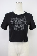 画像1: Jamieエーエヌケー / バタフライラインストーンT M クロ T-26-04-19-001-0-TS-OW-ZT666 (1)