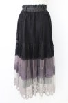 画像2: axes femme / グラデーションレーススカート  黒 T-26-04-19-029-AX-SK-SA-ZT (2)