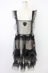 画像1: virally / チュールエプロン 3L 黒 T-26-04-19-032-PU-ZA-SA-ZT (1)